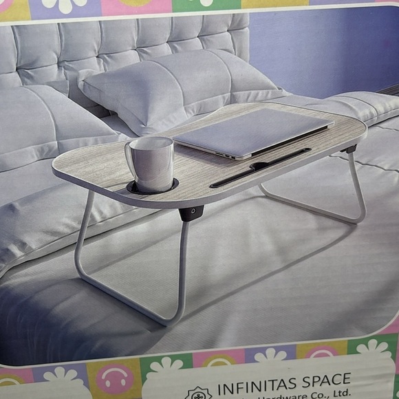 Laptop Workstation for Bed and Sofa Foldable Laptop Table Portable Table for Bed - Picture 1 of 4